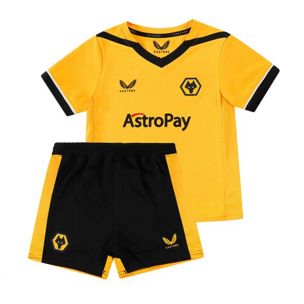 Camiseta Wolves Replica Primera Ropa Niño 2022/23